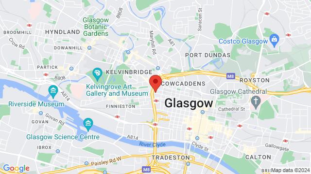 Map of the area around 528 Sauchiehall Street,Glasgow, United Kingdom, Glasgow, SC, GB