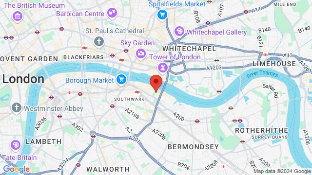 Mapa de la zona alrededor de Potters Fields Park, Potters Fields Park, Tooley Street, London, Greater London, SE1 2UD, United Kingdom