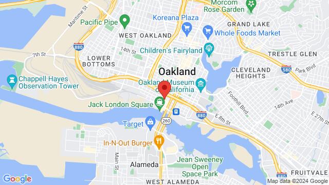 Map of the area around La Furia Chalaca, 310 Broadway, Oakland, CA 94607, Oakland, CA, 94607, United States
