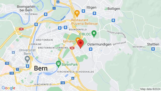 Kaart van de omgeving van Zentweg 17a,Bern, Bern, BE, CH