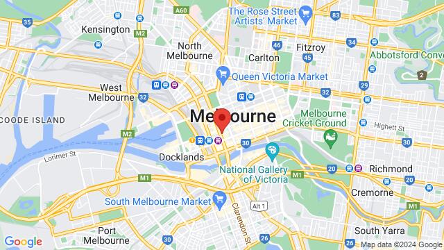 Map of the area around 120 King Street, 3000, Melbourne, VI, AU