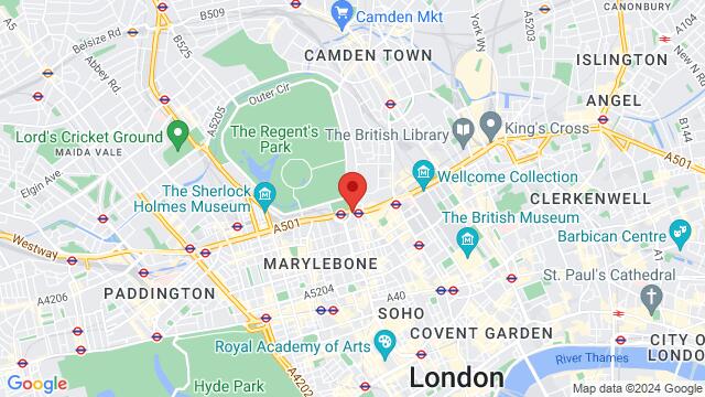 Map of the area around 229 Great Portland Street, London, W1W 5PN, United Kingdom,London, United Kingdom, London, EN, GB