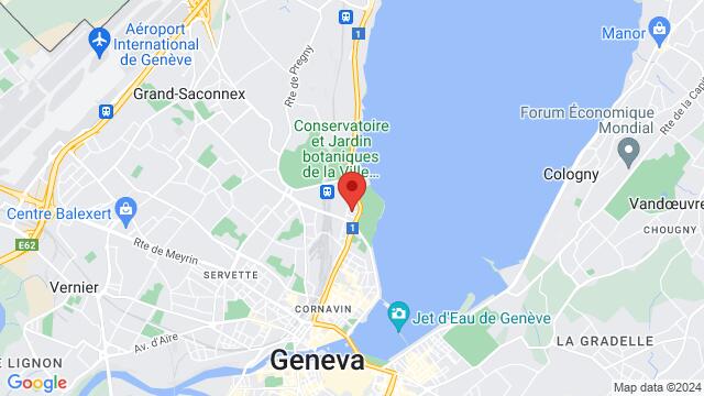 Map of the area around Avenue de Sécheron 7, 1202 Genève, Suisse,Geneva, Switzerland, Geneva, GE, CH