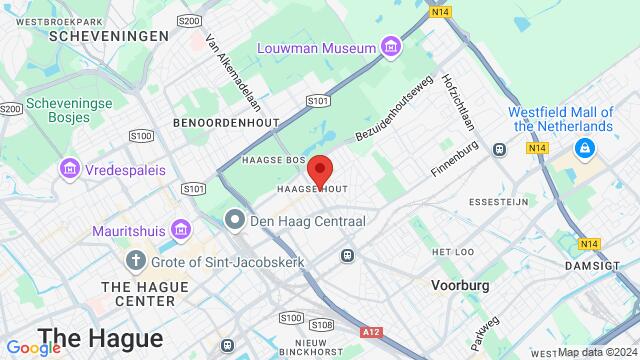 Map of the area around Johannes Camphuijsstraat 25, 2593 CH Den Haag, Nederland,The Hague, Netherlands, The Hague, ZH, NL