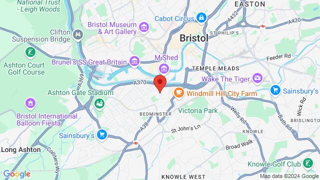 Map of the area around Dean Lane,Bristol, United Kingdom, Bristol, EN, GB