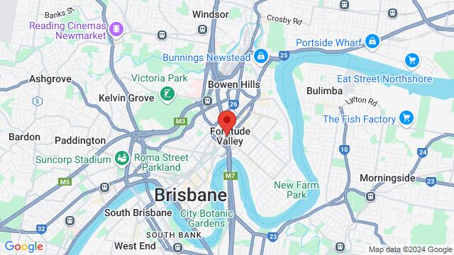 Map of the area around 322 Brunswick St, Fortitude Valley QLD 4006, Australia,Brisbane, Queensland, Australia, Fortitude Valley, QL, AU