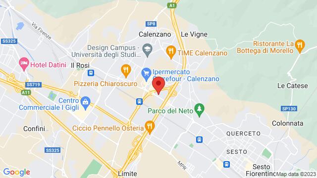 Map of the area around Via Vittorio Emanuele, 3,  Calenzano FI, Toscana, Firenze