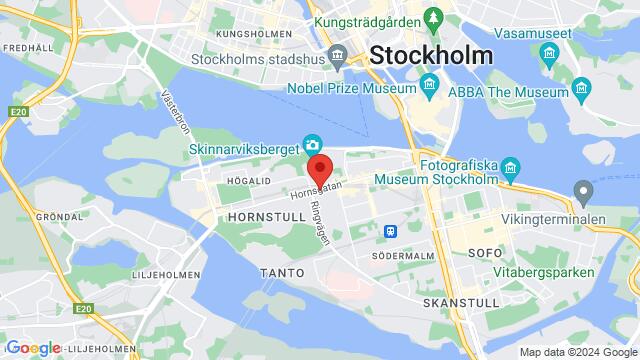 Carte des environs Hornsgatan 75, SE-118 49 Stockholm, Sverige,Stockholm, Sweden, Stockholm, ST, SE