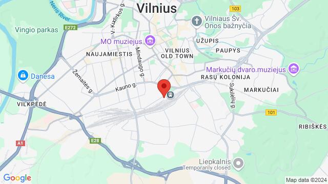 Map of the area around Geležinkelio gatvė 6, LT-02100 Vilnius, Lietuva,Vilnius, Lithuania, Vilnius, VL, LT