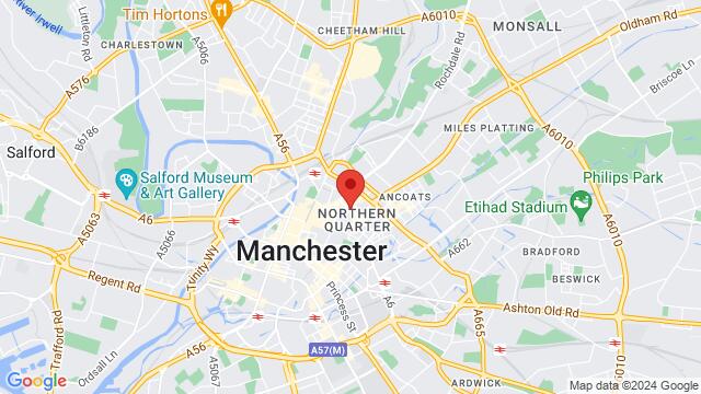 Karte der Umgebung von 43 Thomas Street, M4 1NA, Manchester, EN, GB