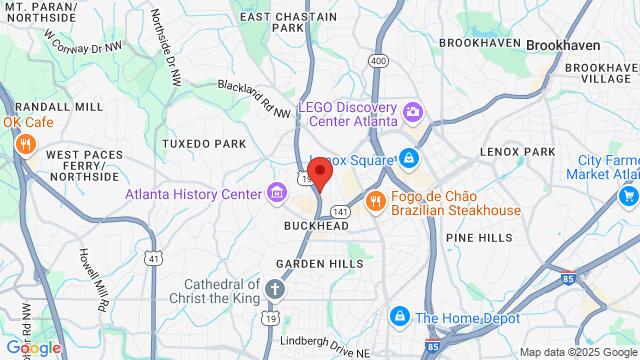 Map of the area around 3247 Roswell Road Northeast, 30305, Atlanta, GA, US