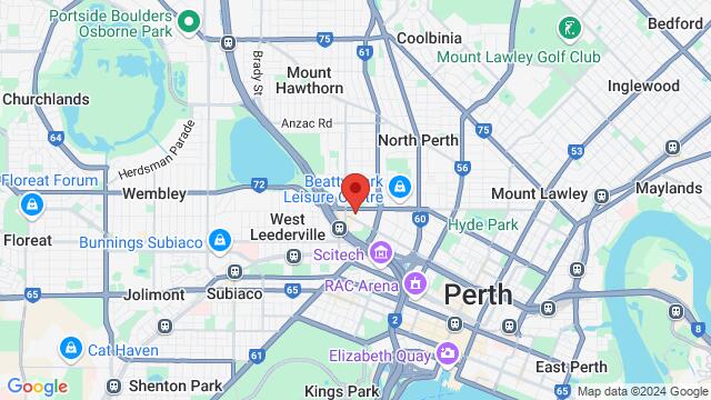 Map of the area around 2/220 Carr place,Perth,WA,Australia, Perth, WA, AU