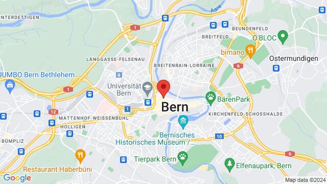 Map of the area around speichergasse 13, 3011 bern