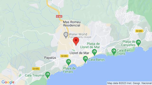 Map of the area around Carrer Senyora de Rossell,35, Lloret de Mar, Girona, España