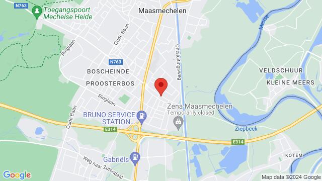 Map of the area around Dr. Haubenlaan 34, Maasmechelen