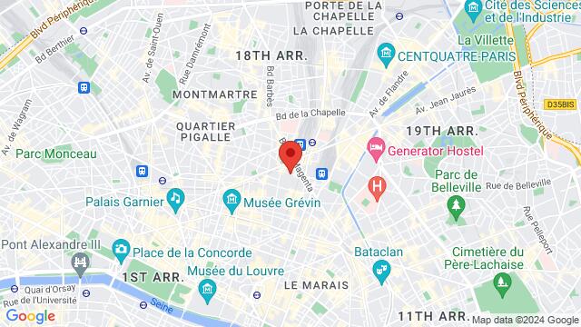 Map of the area around 35A Rue de Chabrol, 75010 Paris, France,Paris, France, Paris, IL, FR