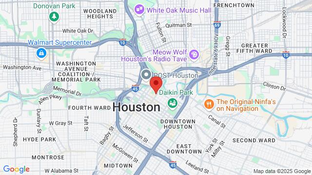 Map of the area around 306 Main Street, 77002, Houston, TX, US