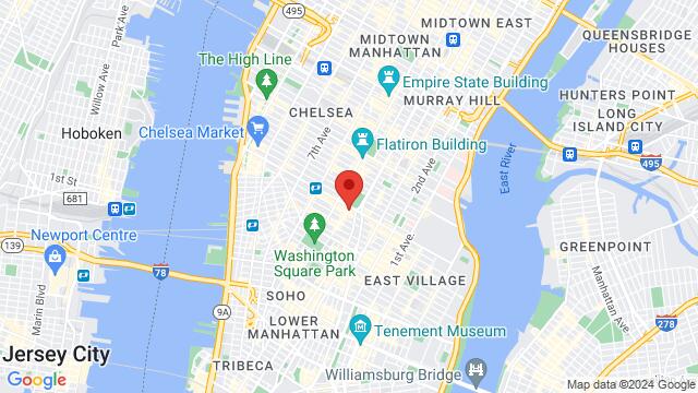 Map of the area around 121 University Place, 10003, New York, NY, US