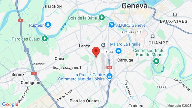 Map of the area around Route du Grand-Lancy 64, 1212 Lancy Genève, Suisse,Lancy, Geneva, GE, CH