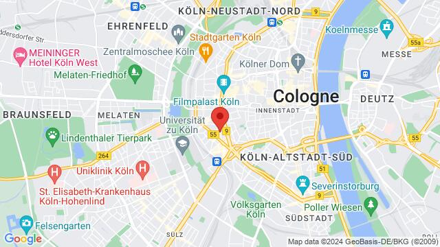 Mapa de la zona alrededor de Engelbertstr.29,Cologne, Germany, Cologne, NW, DE