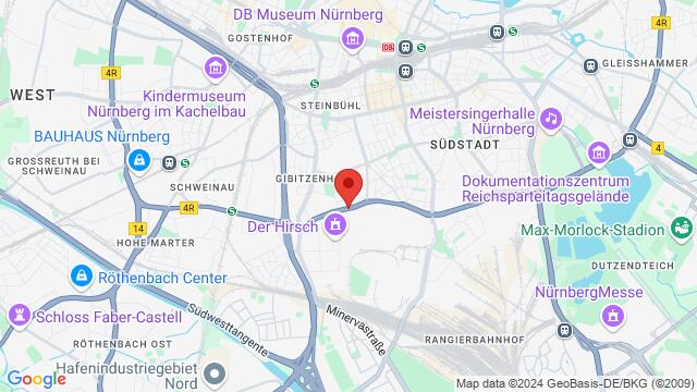 Map of the area around Ulmen str 52 A,Nuremberg, Nürnberg, BY, DE