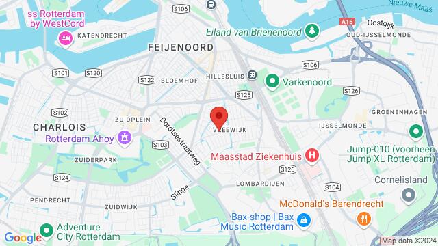 Map of the area around Groenezoom 245, 3075 GD Rotterdam, Nederland, 3075 GD, Rotterdam, ZH, NL