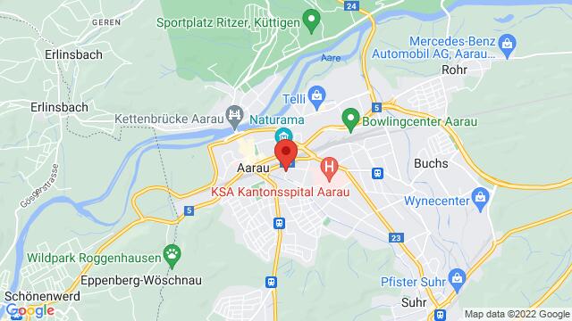 Mapa de la zona alrededor de Utopia Frey Herose Strasse 20Direkt am Bahnhof5000 Aarau