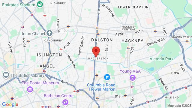 Map of the area around Hyde Park Bandstand, Unit 7 Padangle House 270 Kingsland Road, London, United Kingdom