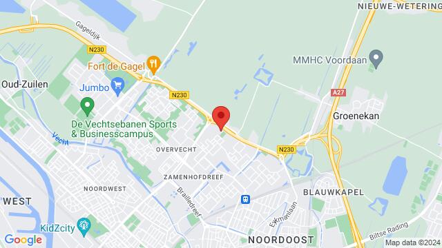 Map of the area around Schooneggendreef 27,Utrecht, Utrecht, UT, NL