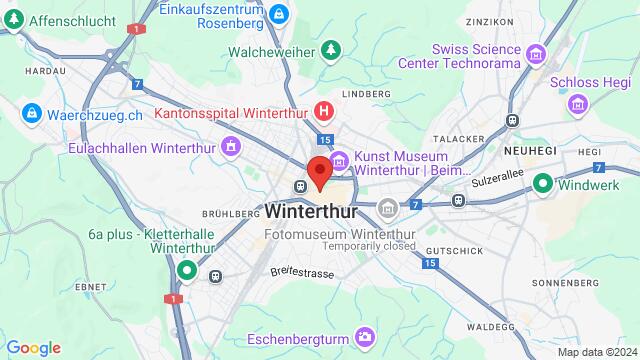 Mapa de la zona alrededor de Marktgasse 72, 8400 Winterthur Zürich, Schweiz,Winterthur, Switzerland, Winterthur, SG, CH