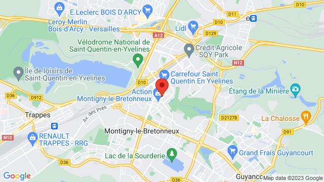 Map of the area around 26 pl Etienne Marcel 78180 Montigny le Bretonneux