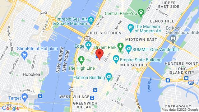 Map of the area around 410 8th Avenue, 4th Floor, New York, NY 10001