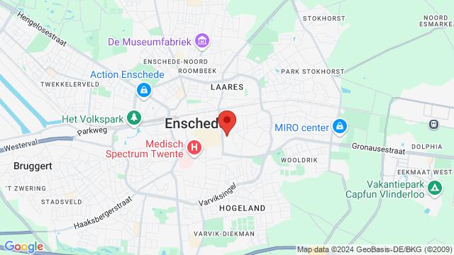 Mapa de la zona alrededor de Shouf Shouf, De Klomp, 7511 DG Enschede, Nederland,Enschede, Netherlands, Enschede, OV, NL