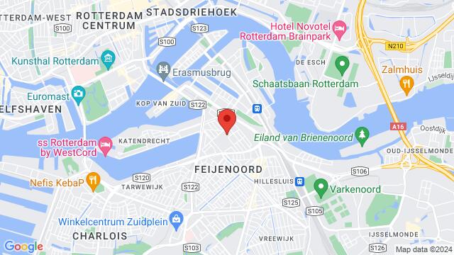 Map of the area around Afrikaanderplein 7, Rotterdam, The Netherlands