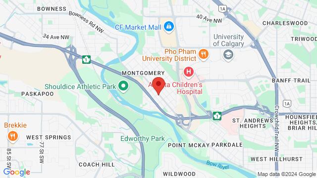 Map of the area around 4535 Bowness Rd NW, Calgary, AB T3B 0A9, Canada,Calgary, Alberta, Calgary, AB, CA