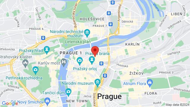 Map of the area around Truhlářská 1113/8, 110 00 Praha, Česko,Prague, Czech Republic, Prague, PR, CZ