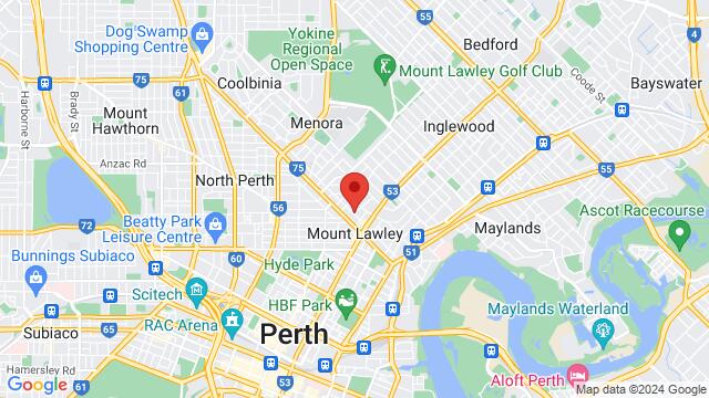Map of the area around Cnr of Storthes St and Rookwood St,Perth,WA,Australia, Perth, WA, AU