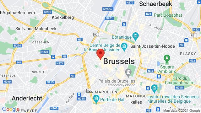 Map of the area around Sint-Goriksplein 1, 1000 Brussel, België,Brussels, Belgium, Brussels, BU, BE