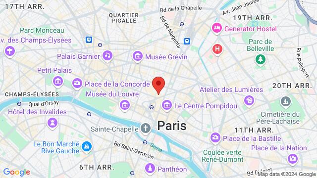 Map of the area around 10 Rue Tiquetonne, 75002, Paris, IL, FR