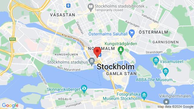 Karte der Umgebung von Stockholms Centralstation, Centralplan, SE-111 20 Stockholm, Sverige,Stockholm, Sweden, Stockholm, ST, SE