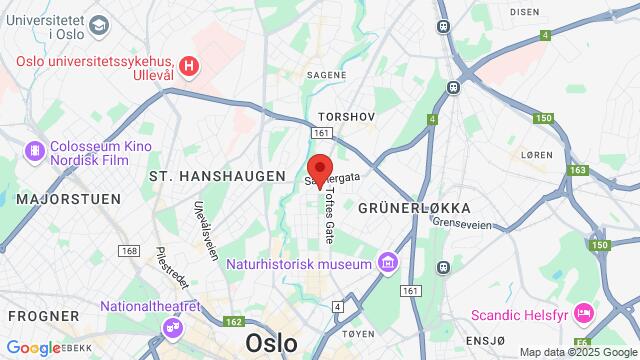 Map of the area around Thorvald Meyers gate 26, 0555 Oslo, Norge,Oslo, Norway, Oslo, OS, NO