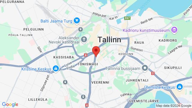 Map of the area around Casa de Baile, Pärnu mnt. 19, 10141 Tallinn, Estonia