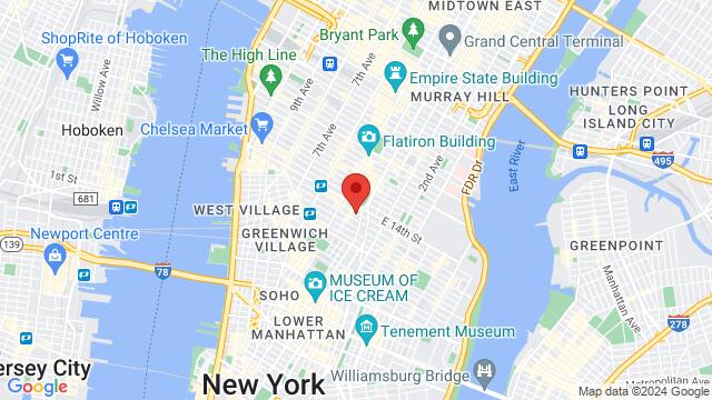 Carte des environs 54 East 13th Street,New York,NY,United States, New York, NY, US