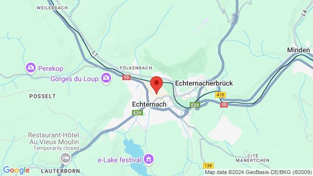 Map of the area around Trifolion Echternach, Echternach, Luxembourg, Echternach, GR, LU