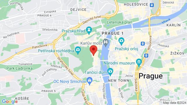 Map of the area around Ujezd 409/19,Prague, Czech Republic, Prague, PR, CZ