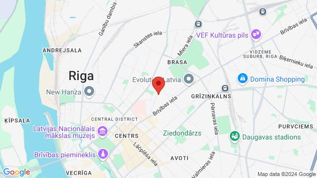 Map of the area around Miera iela 36, Rīga, LV-1001, Latvija,Riga, Latvia, Riga, RI, LV