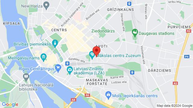 Map of the area around Kurbada iela 2a,Riga, Latvia, Riga, RI, LV