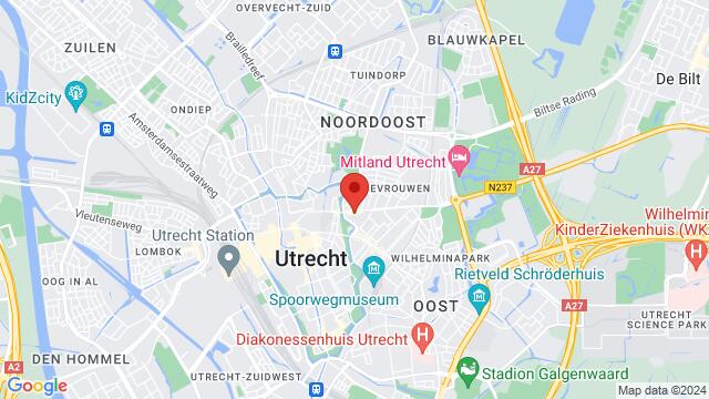 Map of the area around Biltstraat 37, 3572 AD Utrecht, Nederland,Utrecht, Utrecht, UT, NL