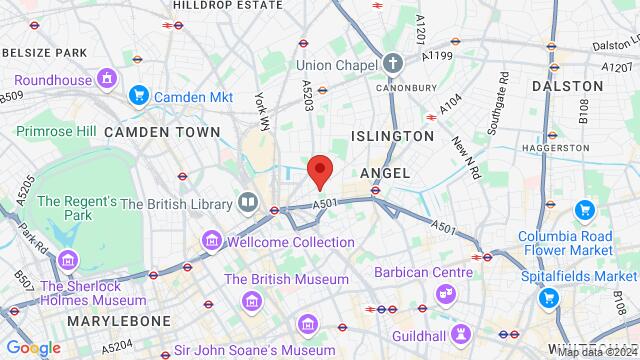 Map of the area around 48 Collier Street, London, EN, GB