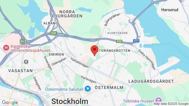 Map of the area around Lidingövägen 1, SE-114 33 Stockholm, Sverige,Stockholm, Sweden, Stockholm, ST, SE